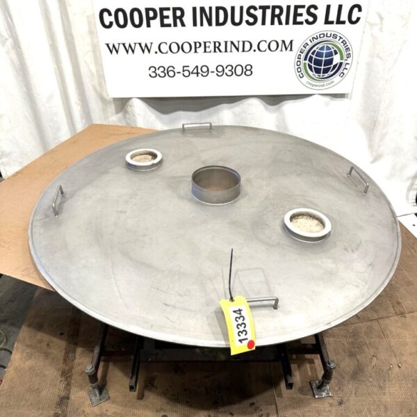 13334: 60” DIAMETER SCREENER LID, STAINLESS STEEL