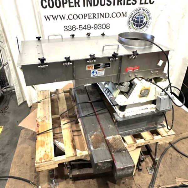 ITEM 3015: 20” WIDE X 42” LONG X 6” DEEP ERIEZ VIBRATING PAN FEEDER MODEL 660 STYLE W