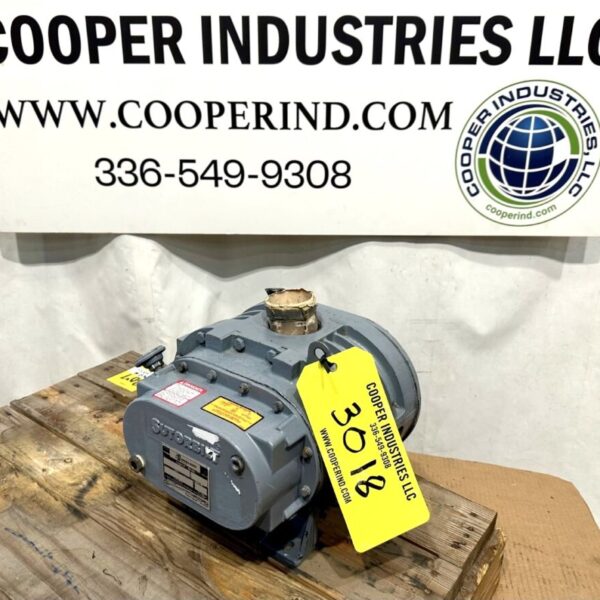 ITEM 3018: MODEL 4 MP GARDNER DENVER BARE SHAFT BLOWER MODEL GACMDPA, UNUSED