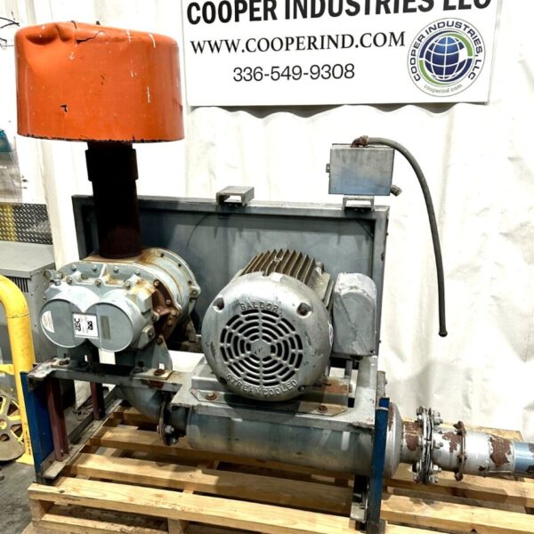 ITEM 3037: 25 HP WHITLOCK BLOWER PACKAGE ROOTS MODEL 68 URAI