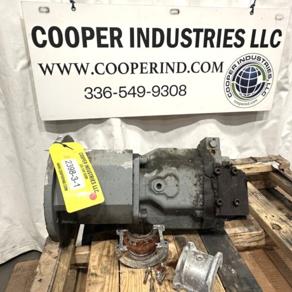 ITEM 2398-3-1: REXROTH CORP BRUENINGHAUS HYDROMATIK HYDRAULIC PUMP TYPE AA10VS0140DR / 31R-VKD62N00 USED