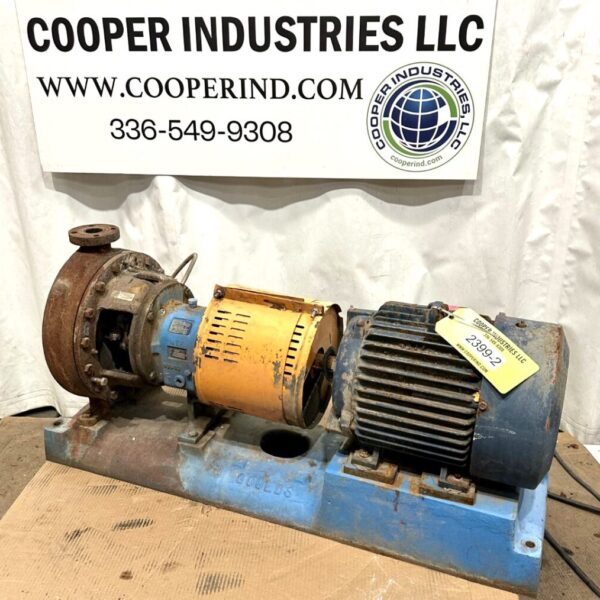 ITEM 2399-2:   15 HP GOULDS PUMP MODEL 3196 SIZE 1.50X3-13