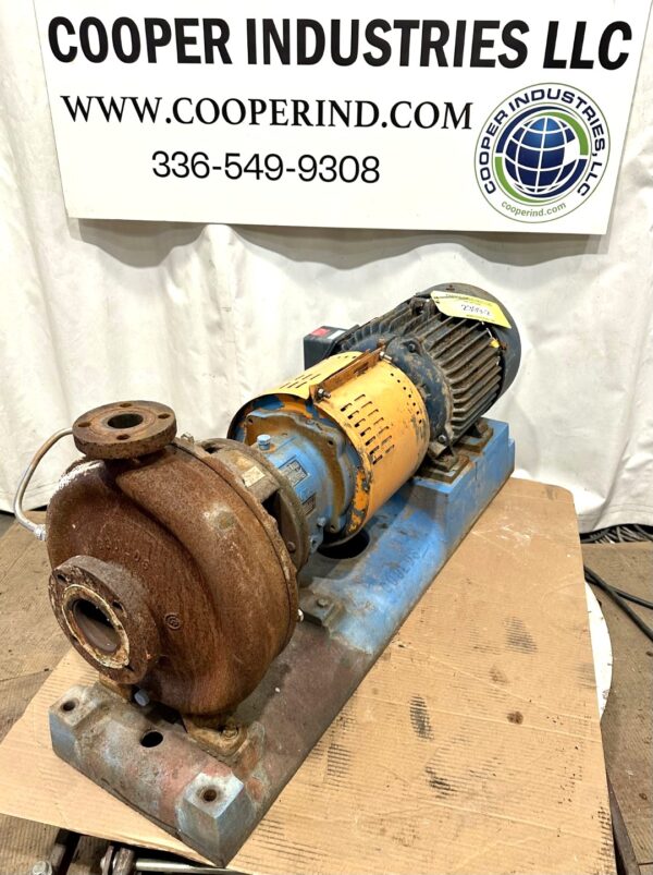 ITEM 2399-2:   15 HP GOULDS PUMP MODEL 3196 SIZE 1.50X3-13 - Image 2