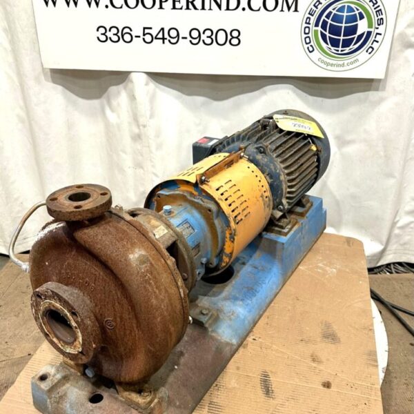 ITEM 2399-2:   15 HP GOULDS PUMP MODEL 3196 SIZE 1.50X3-13