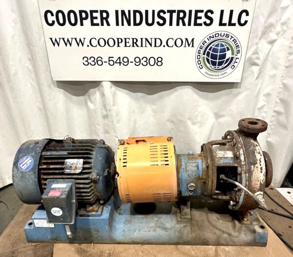 ITEM 2399-2:   15 HP GOULDS PUMP MODEL 3196 SIZE 1.50X3-13 - Image 3
