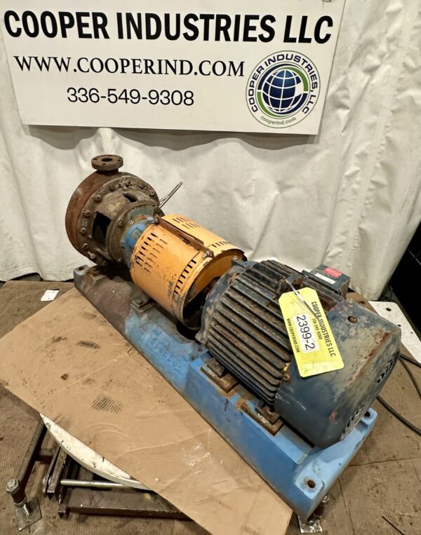 ITEM 2399-2:   15 HP GOULDS PUMP MODEL 3196 SIZE 1.50X3-13 - Image 4