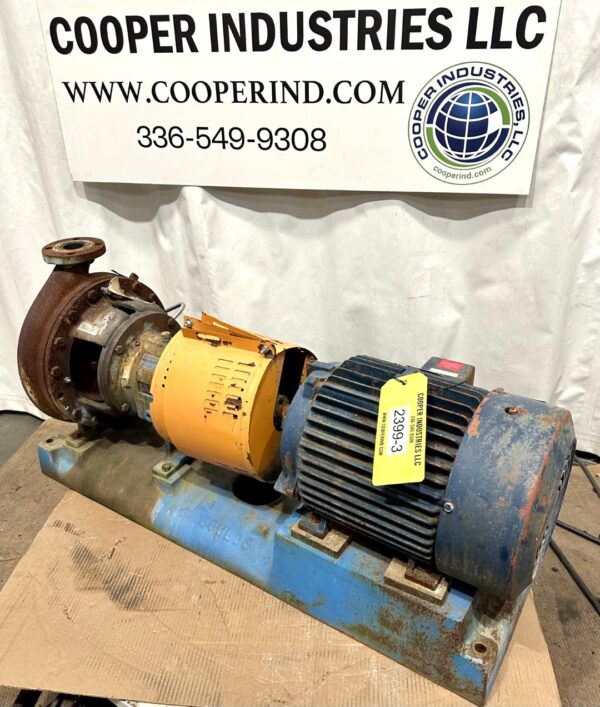 ITEM 2399-3:    20 HP GOULDS PUMP MODEL 3196 SIZE 2X3-13