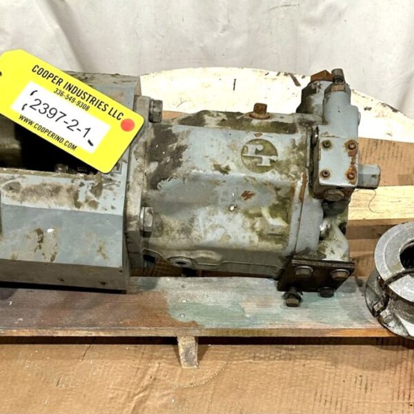 ITEM 2397-2-1: REXROTH CORP BRUENINGHAUS HYDROMATIK HYDRAULIC PUMP TYPE AA10VS0140 DFR / 31R-PKD62N00 USED