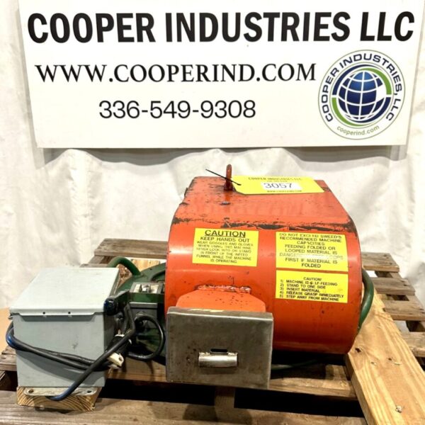 ITEM 3057:   0.75 HP SWEED SCRAP CHOPPER MODEL CS400AA SERIAL # 18081, USED