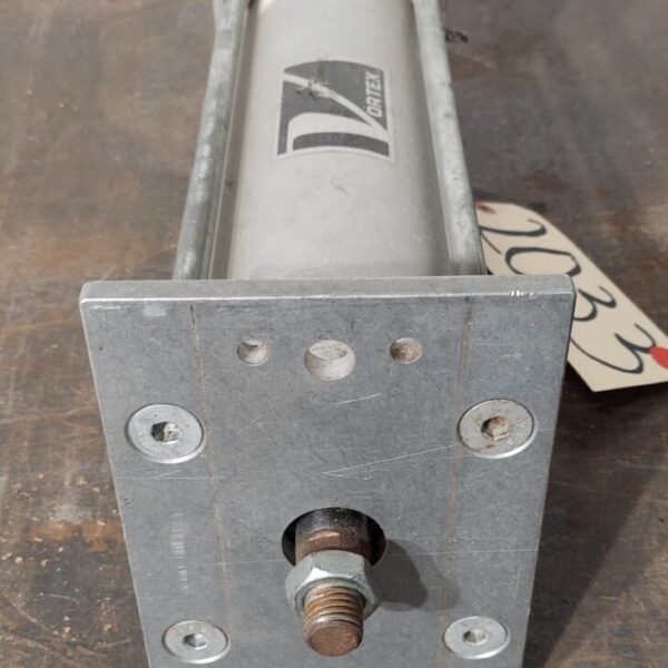 ITEM 2033: 4.5" BORE x 11.5" STROKE UNUSED SALINA VORTEX KNIFE GATE CYLINDER, UNUSED