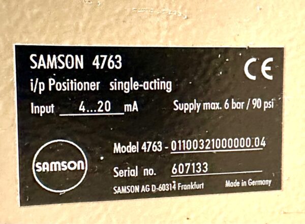 ITEM 2399-8:   1” FISHER CONTROLS MODEL 32-24588 - Image 6