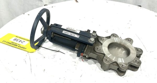 ITEM 2438-1:   4” UNUSED FABRI KNIFE GATE VALVE, MANUAL - Image 2