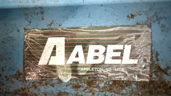 ITEM 2962:   14”x14” ABEL PNEUMATIC ROLLING BLADE KNIFE GATE CARBON STEEL USED - Image 6