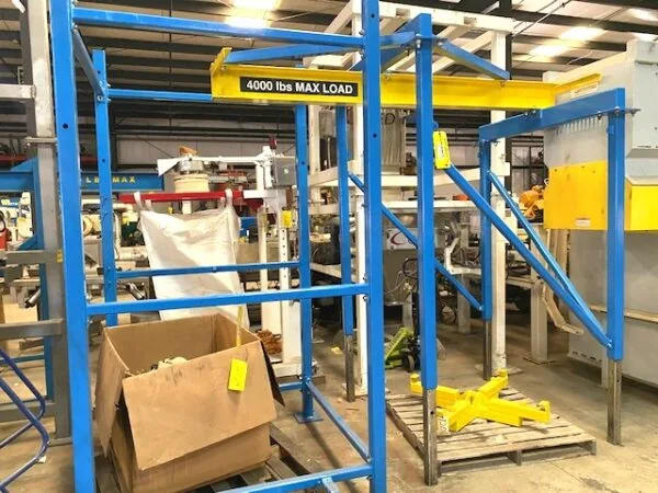 ITEM 2953: FLEXICON BULK BAG UNLOADER W/ 2 TON COFFING HOIST - Image 10