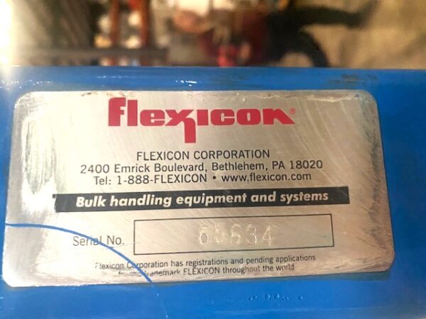 ITEM 2953: FLEXICON BULK BAG UNLOADER W/ 2 TON COFFING HOIST - Image 8