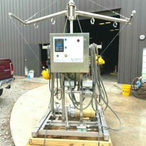 DUPLEX 55 GALLON NET WEIGHT DRUM FILLER, AUTOMATION AND PROCESS SPECIALISTS