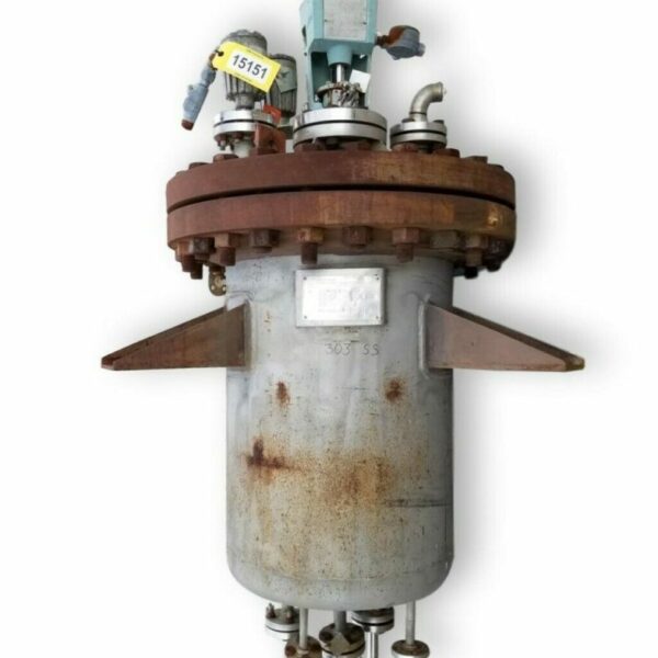 : Used Evans and Sons Pressure Vaccum rated reactor vessel mix tank