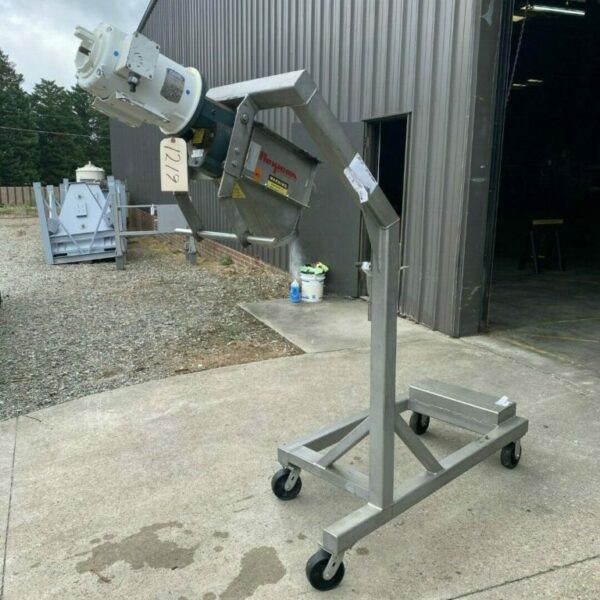 2" FLEXICON CORPORATION Portable Screw Conveyor.