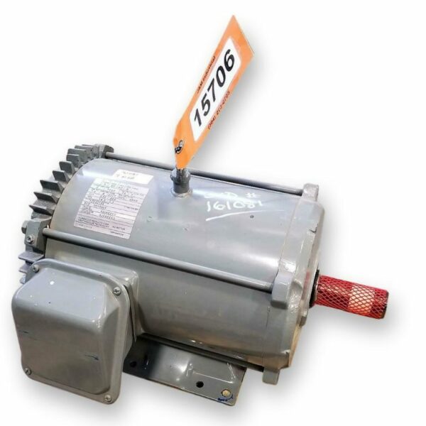 5HP AC Motor [Unused] - 1750RPM, 213T Frame Foot-mount style.  230/460 volt, 3 p