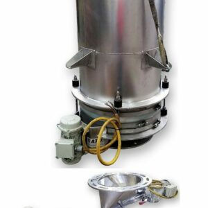 Used AZO Vibrating Bottom Bin w/ Dosing Stainless Screw Feeder Package